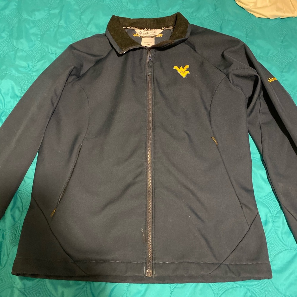 Columbia women’s zip up wvu jacket